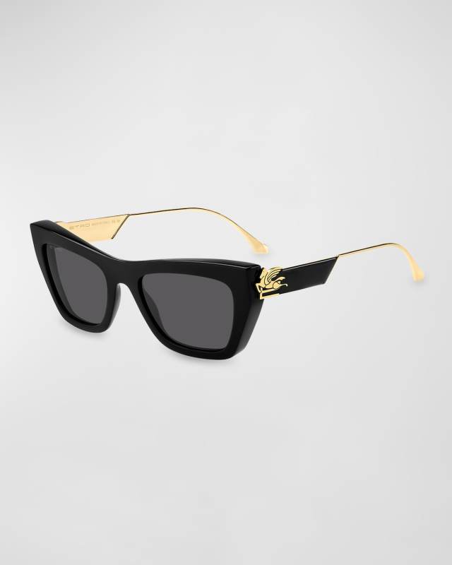 Logo Acetate Cat-Eye Sunglasses